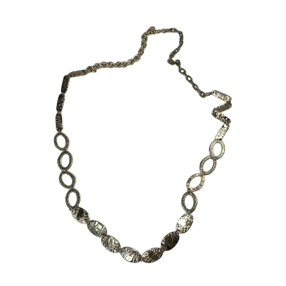 Belly Body Chain Link Belt One Size Retro Gold Tone Vintage Boho Chic 70s u